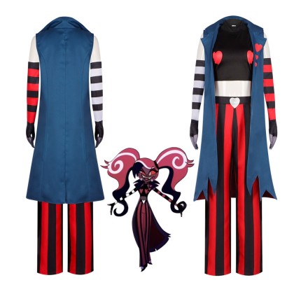 Hazbin Hotel Vees Velvette Cosplay Suit Halloween Adult Costume