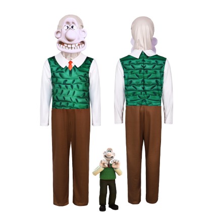 Wallace Onesie Cosplay Costume Halloween Parent-child Costume