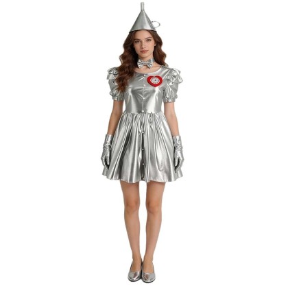 Full Set (Dress, Funnel Hat, Gloves, Bow Neckpiece)