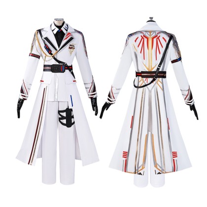 Love and Deepspace Cosplay Costume Xia Yizhou White Commander Uniform