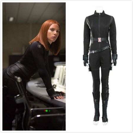 Captain America: The Winter Soldier Black Widow Cosplay Costumes