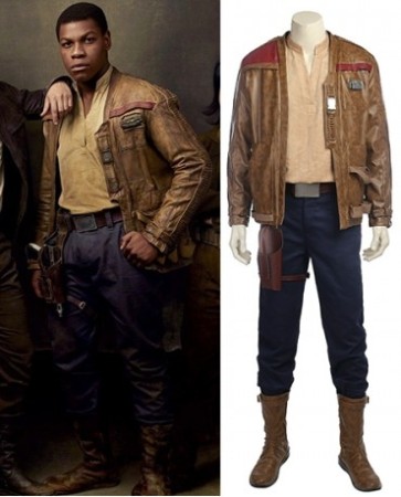 Star Wars 8 The Last Jedi Finn Cosplay Costume Deluxe Outfit