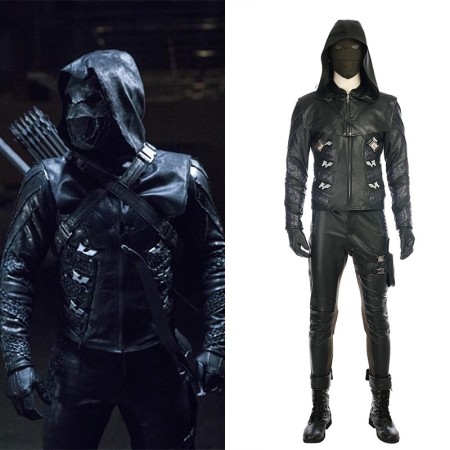 Green Arrow 5 Prometheus Costume Quentin Lance Cosplay Costume