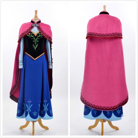 Ice Princess Anna Princess cosplay costume