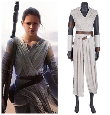 Star Wars The Last Jedi Rey Cosplay Costume