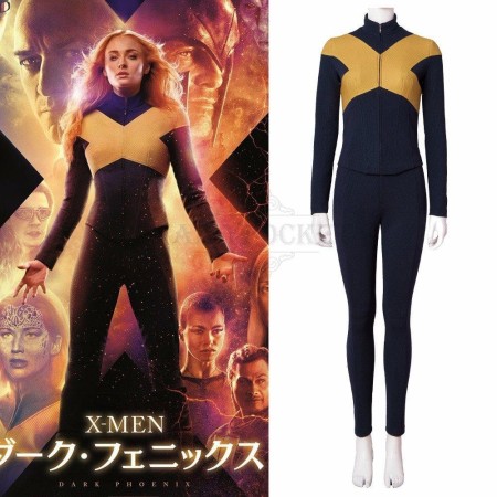 X-MEN  Dark Phoenix female cosplay costume