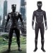 2018 Black Panther Cosplay Costume Black Jumpsuit