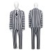 Black And White Striped Suit