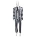 Black And White Striped Suit