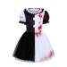Horror Clown Black White Clown Dress