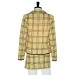 Light Yellow Plaid Set