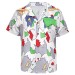 White Floral Shirt