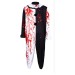 Men Bloody Clown Jumpsuit + Ruff