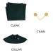 Cloak + Collar + Gold Chain