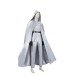 Satin Hooded Set - Silver