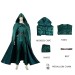 Satin Hooded Set - Green
