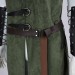 Green Vest With Belt And Bracers