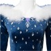 Elsa Gown Fur Collar Detail