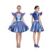 Space Theme Blue Purple Dress + Gloves