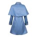 Blue Dress Cape And Hat Set