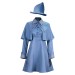 Blue Dress Cape And Hat Set