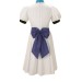 Rena Dress Navy Bow