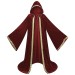 Wine Red Velvet Robe