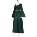 Green Dress With Waist Chain