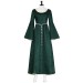 Green Dress With Waist Chain