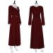 Rhaenyra Wine Red Dress