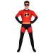 Mr. Incredible Red Jumpsuit + Eye Mask