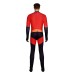 Mr. Incredible Elastigirl Red Jumpsuit Cosplay Costume Back
