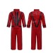 Michael Jackson Red Black Leather Set (Jacket + Pants)