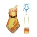 Pocahontas Dress + Bag + Necklace