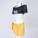 Mira Set (Off-Shoulder Top, Briefs, Sheer Wrap, Chain)