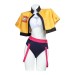 Rumi Set (Jacket, Top, Briefs, Leg Straps)