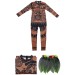 Maui Jumpsuit With Grass Skirt Flat Lay