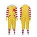 McDonald's Clown Set (Shirt + Jumpsuit + Gloves + Leg Covers)