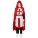 Full Set - White Tunic, Red Cross, Red Cloak