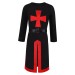 Tunic Only - Black, Red Cross
