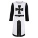 Tunic Only - White, Black Cross
