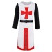 Tunic Only - White, Red Cross