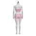Peach Racing Suit Set