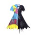 Sally Jack Split Dress Patchwork and Spiderweb Print