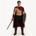 Spartan Cape And Bracers Red