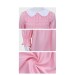 Eleven Pink Dress Collar And Fabric Detail