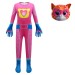 SuperKitties Ginny Costume Pink with Mask