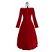 Red Velvet Dress