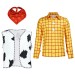 Shirt, Vest And Bandana