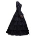 Black Victorian Gothic Gown